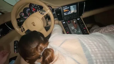 跟老公吵架把他车开出来让我爽！！
